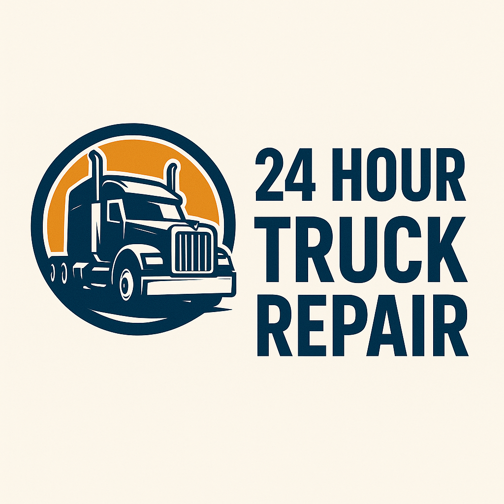 24 Hour Truck Repair Logo